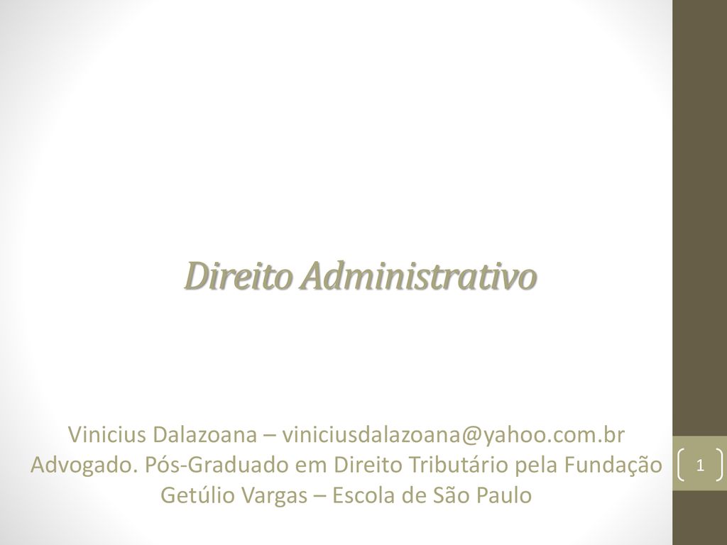 Direito Administrativo Ppt Carregar